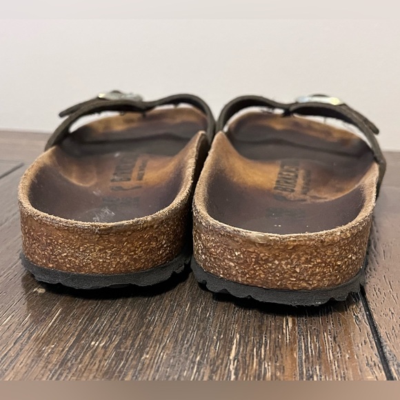 Birkenstock Madrid Snake Skin Sandals size 38 Women’s size 7 - Picture 7 of 9